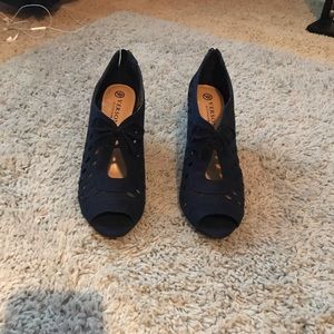 Blue Versona heels